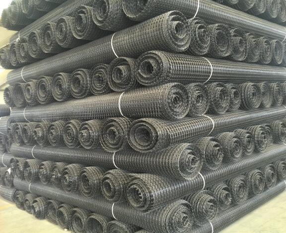 Steel Plastic Biaxial Geogrid