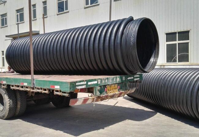 HDPE strengthened winging pipe