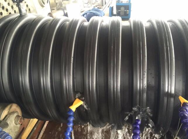 HDPE strengthened winging pipe