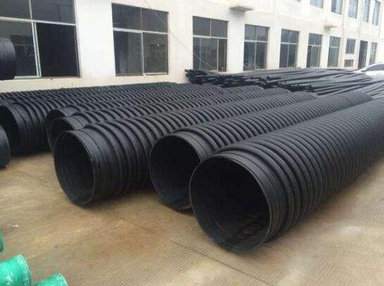 HDPE strengthened winging pipe