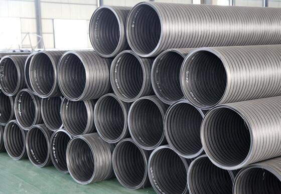 HDPE strengthened winging pipe