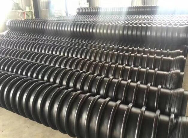 HDPE strengthened winging pipe