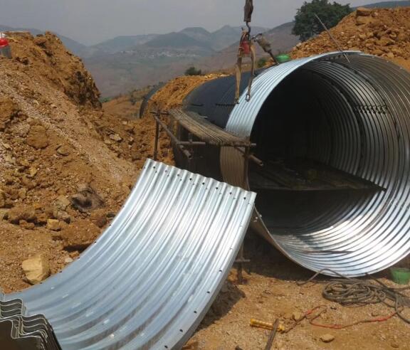 Galvanized Welded Corrugated Steel Culvert Pipe