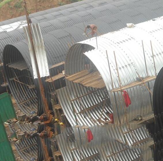 Galvanized Welded Corrugated Steel Culvert Pipe