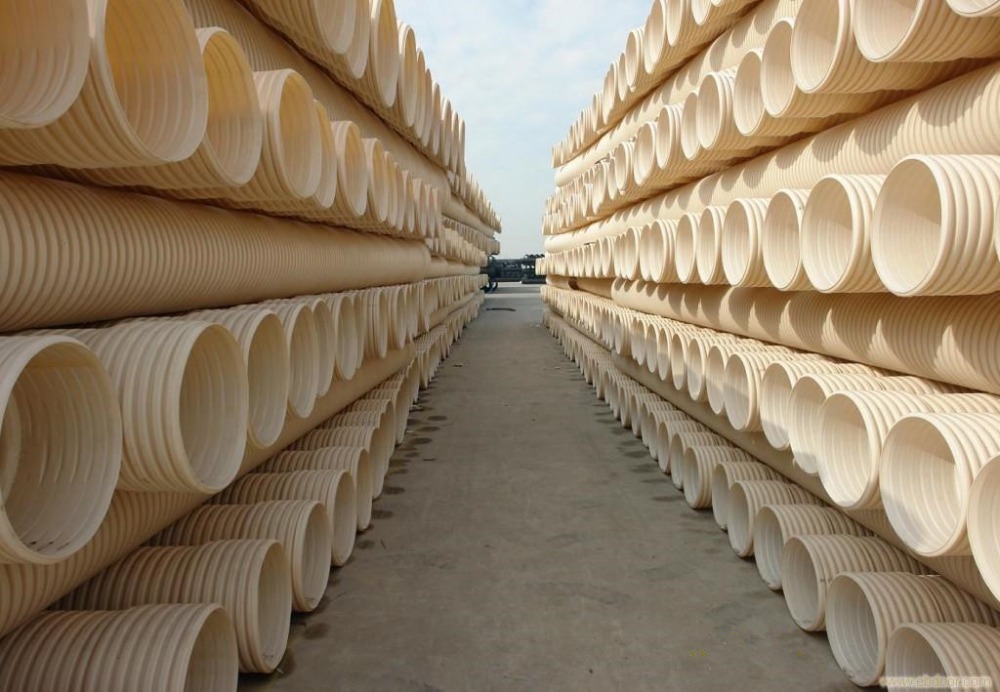 Low cost pvc drainage pipe pvc-u double wall corrugated pipe for drainage system